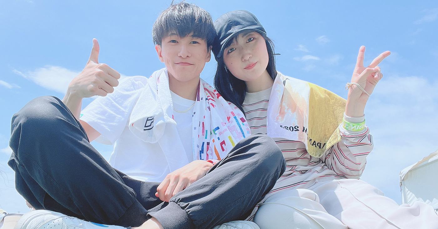 JAPAN JAM 2023での2人の写真